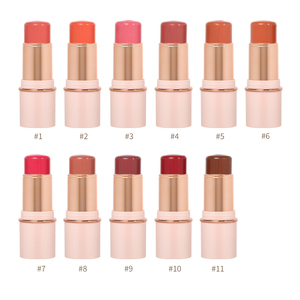 Multi-Use Waterproof High Pigment Cream Blush <b>Stick</b> Long-Lasting Moisturizing Vegan Private Label Customizable Makeup <b>Stick</b> - Product Image 1
