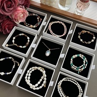 Boîte à bijoux en papier personnalisée avec logo, emballage pour bijoux, pierres précieuses, bracelet, présentoir à bijoux, boîte à bracelet Cartier, rangement pour collier