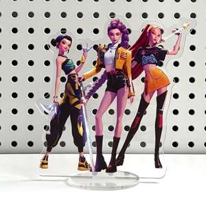 OEM ODM Anime K-Pop <span class=keywords><strong>Demon</strong></span> Hunter Acrylic Standee Double Sided Standee Zoey Rumi Mira Anime Standee Cadeaux pour amis - Product Image 4