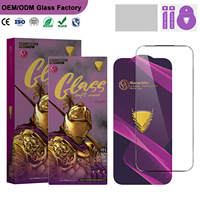 KA-W01 Golden Armor 9H Verre trempé HD transparent 0,4 mm 2,5D Radian Anti-rayures/Anti-traces de doigts Multi-marques Téléphone portable