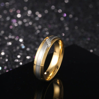 Bijoux de fiançailles en acier inoxydable de haute qualité, argent, or 14 carats, pour femmes et hommes, bagues de mode, bagues de mariage, ensemble de bagues pour couple