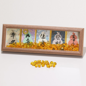 Adorno de Cristal en Forma de Lingote, Ovalado Amarillo, Decoración para el Hogar, Colección de Regalos - Product Image 4