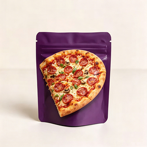 custom logo 3.5g Polyester Film Stand Up Pouch Resealable Zipper Storage Packaging <b>Bag</b> - Product Image 2
