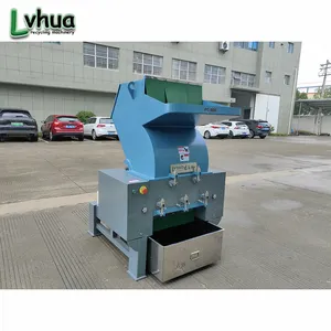 Lvhua high quality plastic shredder crushing machine waste hard plastic pipe bottles plastic crusher recycling machine