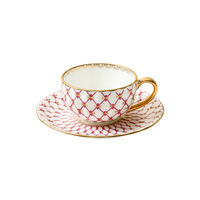 Moderne japonais rustique grès haut de gamme porcelaine ensemble de tasses à café soucoupes lave-vaisselle micro-ondes durable maison bureau