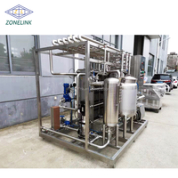 Stérilisateur pasteurisateur à grande vitesse à l'échelle de laboratoire avec pompe à composants centraux pour la purée de fruits liquide aux œufs et l'eau de coco