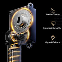 Cerradura Inteligente WECOME Totalmente Automática con Reconocimiento Facial 3D, Cerradura Biométrica de Aluminio con Huella Dactilar, Tarjeta de Memoria, Control por Aplicación Tuya/Wi-Fi, OEM/ODM