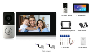 OEM ODM IP Video Cửa Điện thoại Kit tuya thông minh chuông cửa với máy ảnh Wifi Video intercom Home Hệ thống an ninh - Product Image 5