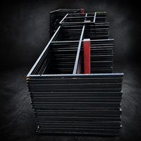 Panneau de garde-corps de sécurité en acier avec barres verticales pour bétonnière et centrale à béton