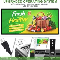 P5 5mm Dış Mekan LED Tabelası 65"x34" IP65 Su Geçirmez WiFi USB Programlanabilir Dijital Ekran Kayan Mesaj Panosu İşletme Metni