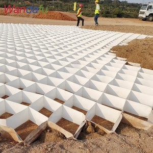 <span class=keywords><strong>CE</strong></span> ระบุว่า <span class=keywords><strong>HDPE</strong></span> สีขาวป้องกันความลาดชัน <span class=keywords><strong>geocell</strong></span> ถนนสำหรับงานหนักความลึก250มม. รังผึ้ง3D ป้องกันการกัดกร่อนสำหรับโหลดรองรับฐานถนน - Product Image 1