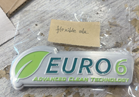Plaque de nom personnalisée en métal, aluminium brossé, estampage sérigraphié, plaque signalétique pour camion et remorque, autocollants de marque adhésifs en métal