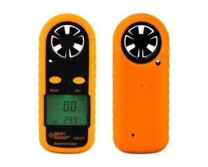 GM-816 เครื่องวัดความเร็วลมดิจิตอลแบบพกพาขนาดพกพาที่มีความแม่นยำสูงพร้อมการวัดความเร็วลม 0~30 เมตร/วินาที อุณหภูมิและความชื้น - Product Image 2