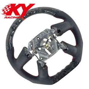 Volante Deportivo de Fibra de Carbono Forjado y Cuero de Alta Gama Personalizado para Hummer H1 H2 H3 Sierra Savana GMC Chevrolet Silverado - Product Image 3