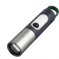 Nouvelle Arrivée Transfrontalière 2024 Lampe Torche Télescopique P50 en Alliage d'Aluminium Haute Puissance avec Zoom, Rechargeable par USB, Indice de Protection IP20, Portée 200-500m