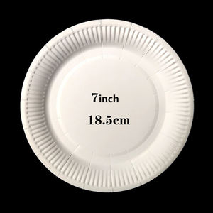 <span class=keywords><strong>Assiette</strong></span> à gâteau peinture bricolage à la main pour la maternelle <span class=keywords><strong>assiette</strong></span> <span class=keywords><strong>en</strong></span> papier blanc jetable <span class=keywords><strong>assiette</strong></span> de barbecue - Product Image 4