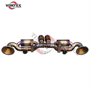 Escape Catback Valvetronic de Titanio Grado 5 Vortex - Alto Rendimiento para Porsche 992 GT3 4.0 2022-2025 - Product Image 2