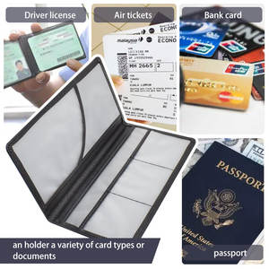 Support pour Documents de Voiture en Cuir PU Premium, Étui de Protection pour Carte Grise, <span class=keywords><strong>Assurance</strong></span> et Permis de Conduire - Product Image 5