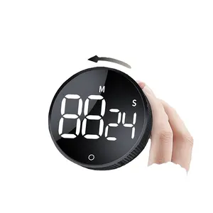 Youton Magnetic Digital Timer with LED Display Countdown Countup Rotary Kitchen Timer