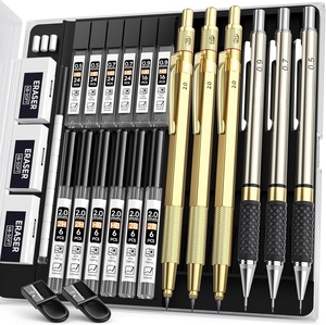 Bút Chì Cơ Khí Kim Loại Thiết Lập 0.5 0.7 0.9Mm 2Mm Bút Chì Thiết Lập Cơ Khí (2B <span class=keywords><strong>Hb</strong></span> 2H) Cho Phác Thảo Vẽ Bút Chì Cơ Khí Thiết Lập - Product Image 1