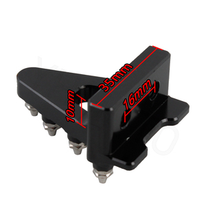 Levier de frein en aluminium CNC, adapté aux pièces Simson S51 E S50 S70 S53 S83 Enduro - Product Image 2
