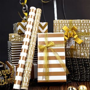 Holo Hot Stamping <b>Wrapping</b> <b>Paper</b> <b>Roll</b> <b>Christmas</b> Santa Design 80gsm Metallic Art <b>Paper</b> Wholesale Custom Luxury Gift Packaging - Product Image 6