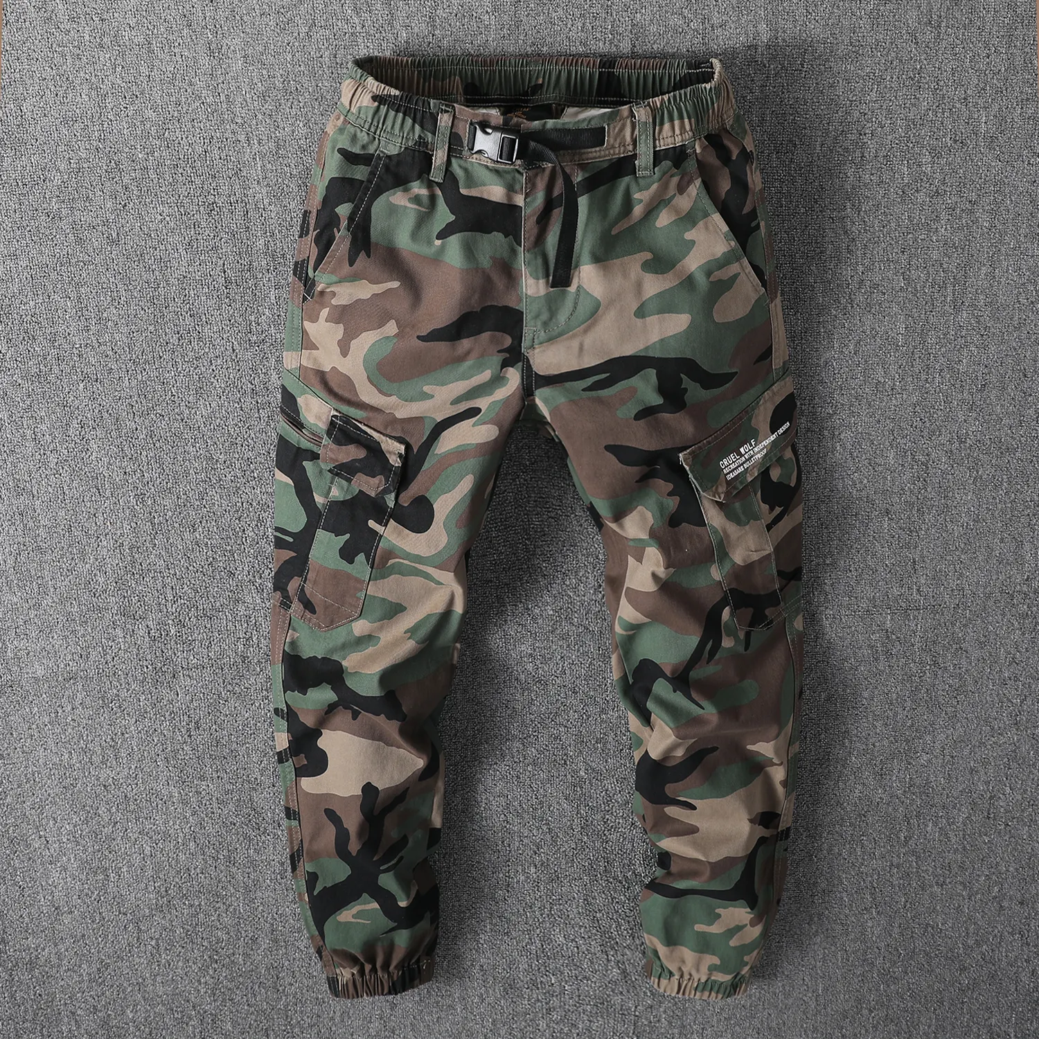 Hot selling men's camouflage pants for breathability tactical uniform men pants sweatpants