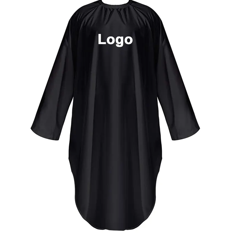 Professional Hairdressing Water Proof custom logo salon cape hair salon capes hairdressers with sleeves