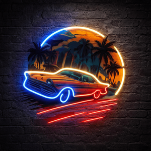 Enseigne au néon LED de style circuit de course, néon personnalisé, lumière au néon pour <span class=keywords><strong>garage</strong></span>, salle de jeux, décoration murale - Product Image 4