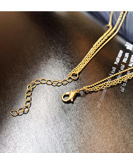 HOVANCI, Super Septiembre, diseño creativo, collares multicapa, colgante <span class=keywords><strong>de</strong></span> Luna CZ <span class=keywords><strong>brillante</strong></span> geométrico <span class=keywords><strong>con</strong></span> <span class=keywords><strong>cadena</strong></span> redonda <span class=keywords><strong>de</strong></span> circón <span class=keywords><strong>de</strong></span> ópalo <span class=keywords><strong>blanco</strong></span> - Product Image 2