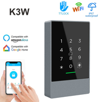 Lecteur de contrôle d'accès intelligent TTLock avec empreinte digitale et carte, IP67, sans fil, Wi-Fi, avec fonction de réinitialisation pour le contrôle d'accès