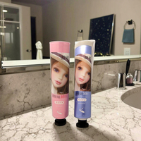 Vente en gros de tubes de crème solaire BB CC avec impression, emballage de tube de crème de base de maquillage avec pompe en aluminium/plastique LIXIN/OEM