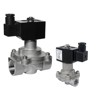 Válvula Solenoide de Vapor de Alta Temperatura em Aço Inoxidável <span class=keywords><strong>COVNA</strong></span> para Água Quente e Óleo, 220V AC, 1/2 polegada, 24V, Resistente ao Calor Celsius - Product Image 2