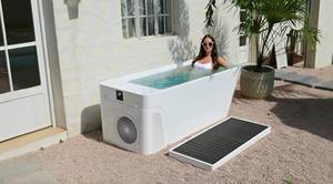 Bañera de Hidromasaje Acrílica Independiente, Bañera de Inmersión Fría, Superficie Sólida, Bañera de Masaje Inteligente para Recuperación Deportiva - Product Image 4