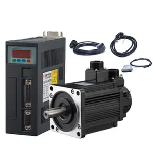 6N.M 1500W 2500RPM 130ST-M06025+AASD-30A With Brake Driver AC Servo Motor For CNC Router Milling Machine