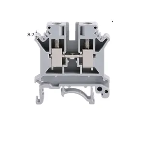 UK6N voltage terminal UK rail type terminal block is durable and flame retardant