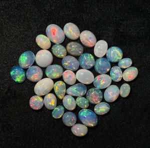 Opale de feu Welo éthiopienne naturelle mélange de pierres précieuses en vrac forme de bague opale de qualité supérieure taille Cabochon Lot fabrication de bijoux - Product Image 1