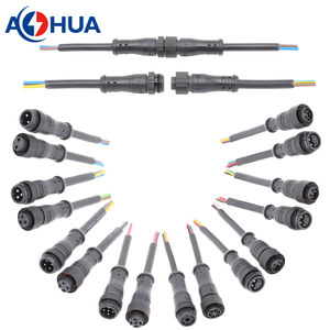 ระบบควบคุมการประมวลผลขั้วต่อแบบ M16 สำหรับการบิน สายสัญญาณไฟฟ้า ตัวผู้-ตัวเมีย M12 โลหะ กันน้ำระดับ IP65 ขั้วต่อ 4 ขา - Product Image 5