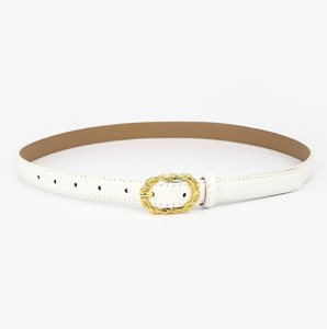 Bande faite à la main Simple loisirs brillant Faux cuir robe <span class=keywords><strong>ceinture</strong></span> dames <span class=keywords><strong>105</strong></span> <span class=keywords><strong>cm</strong></span> longueur - Product Image 3