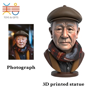 Figurine de personnage de simulation <span class=keywords><strong>3D</strong></span> Sculpture Impression <span class=keywords><strong>3D</strong></span> Commémoration et Souvenir Famille/ami Sculpt Figures Modèle Figurine - Product Image 6