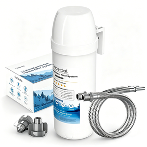 Système de filtration d'eau sous évier 6 étapes, filtration 0,5 micron, charbon actif, 1000 GPD, installation facile, usage domestique - Product Image 1