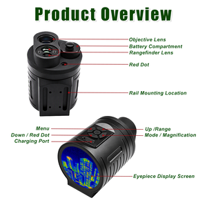 Monocular Térmico Mayorista LFR 320x240 12um 50Hz Pulso 275g para Visión Nocturna, Impermeable, para <span class=keywords><strong>Caza</strong></span> al Aire Libre - Product Image 4