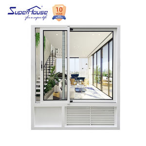 Ventana Corredera para Hotel, Rejillas <span class=keywords><strong>de</strong></span> Aluminio PTAC, Pantalla <span class=keywords><strong>de</strong></span> Acero Inoxidable, Calificada por Energy Star, Diseño Moderno, Flujo <span class=keywords><strong>de</strong></span> Aire Eficiente - Product Image 1