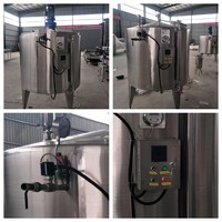 Réservoir de mélange de liquide en acier inoxydable 500l 1000L 2000L 3000L 5000L avec agitateur pour le lavage des mains Machine de fabrication de savon liquide Mélangeur