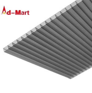 Feuille de polycarbonate bleu lac <span class=keywords><strong>en</strong></span> gros personnalisée, panneau de toiture <span class=keywords><strong>en</strong></span> polycarbonate creux gaufré - Product Image 2