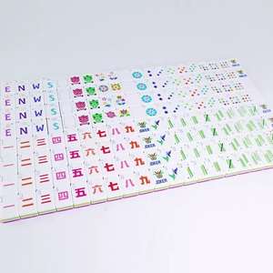 US Luxury Pink Engraved Modern Acrylic Mahjong, Party Supplies for American - Style <b>Entertainment</b>, Low MOQ - Product Image 4