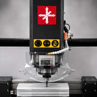 Machine de perçage et de fraisage CNC à déplacement de 800 mm avec table de travail étendue pour le traitement de longs profilés en aluminium