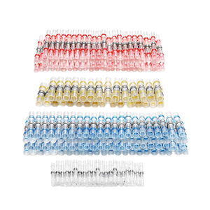 DOREMI Kit de sertissage automobile 120 pièces, isolé en plastique, étanche, à souder, à rétrécir à la chaleur, manchon de raccordement pour fils - Product Image 1