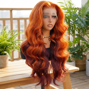 KEMY HAIR New High Temperature Fiber 13x6 Lace Front <strong>Wigs</strong> Glueless Premium Heat Resistant Loose Body Wave <strong>Wigs</strong> Black Women - Product Image 2