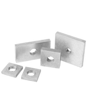 <span class=keywords><strong>Bloc</strong></span> coulissant à écrous carrés minces en acier au carbone galvanisé <span class=keywords><strong>M2</strong></span> M3 M4 M5 M6 M8 pour profilés en aluminium Accessoires Din562 Plaques filetées - Product Image 2